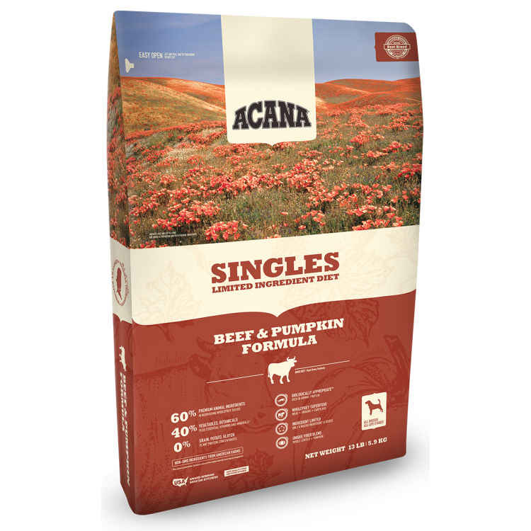 Acana Singles Beef and Pumpkin Dry Dog Food 4lb | Sunset Feed & Supply