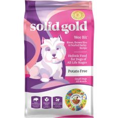 Solid Gold Wee Bit Bison & Brown Rice Dry Dog Food 4lb