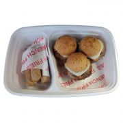 Doggie Bag Cafe Beef Sliders with Fries 3ct