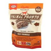 Primal Pronto Raw Frozen Canine Beef Formula Dog Food 4lb