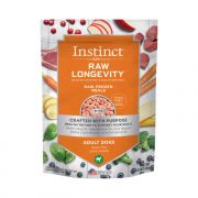 Instinct Raw Longevity Frozen Bites Grass-Fed Lamb Recipe Dog Food 4lb