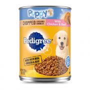 PEDIGREE PUPPY Chopped Ground Dinner with Chicken & Beef Wet Dog Food 13.2oz