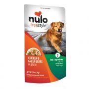 Nulo Freestyle Chicken and Green Beans Broth Dog Food Meaty Topper 2oz