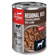 Orijen Regional Red Shredded Beef and Lamb Stew Recipe Wet Dog Food 12oz