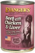 Evangers Heritage Classic Beef with Chicken & Liver Grain Free Wet Dog Food 20oz