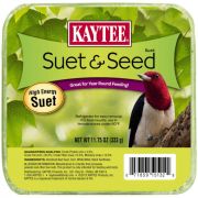 Kaytee Suet and Seed Suet Cake Wild Bird Food 11oz