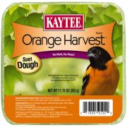 Kaytee Orange Harvest Suet Cake Wild Bird Food 11oz