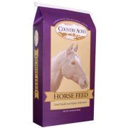 Country Acres 12% Pelleted Horse Feed Hi Fat 50lb